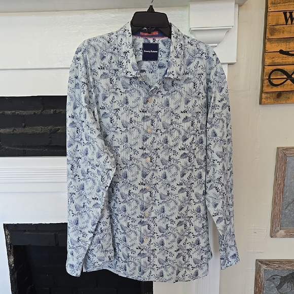 Tommy Bahama Other - Tommy Bahama Blue Floral Men's Shirt